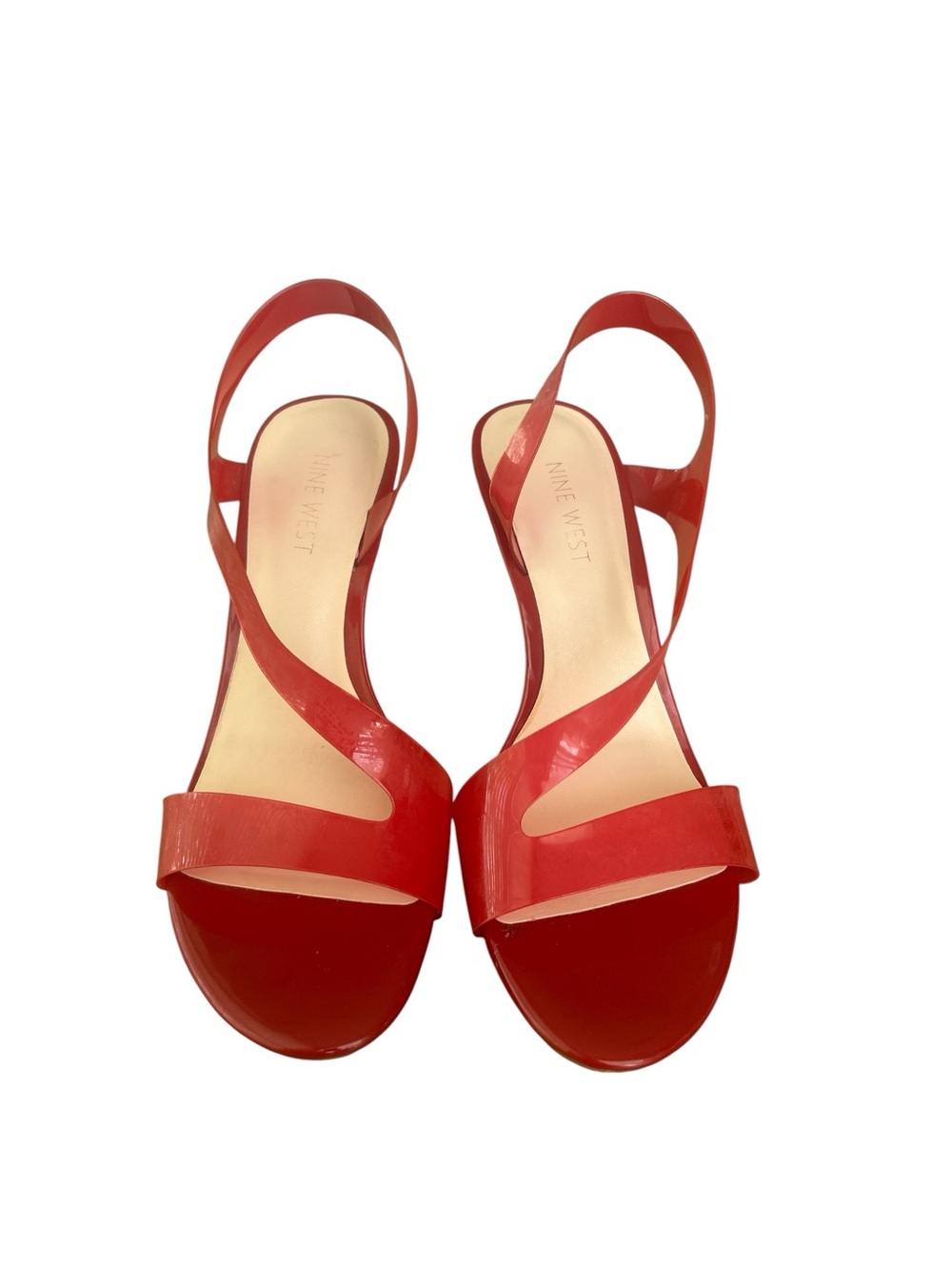 Nine West Red Jelly high heels Sandals